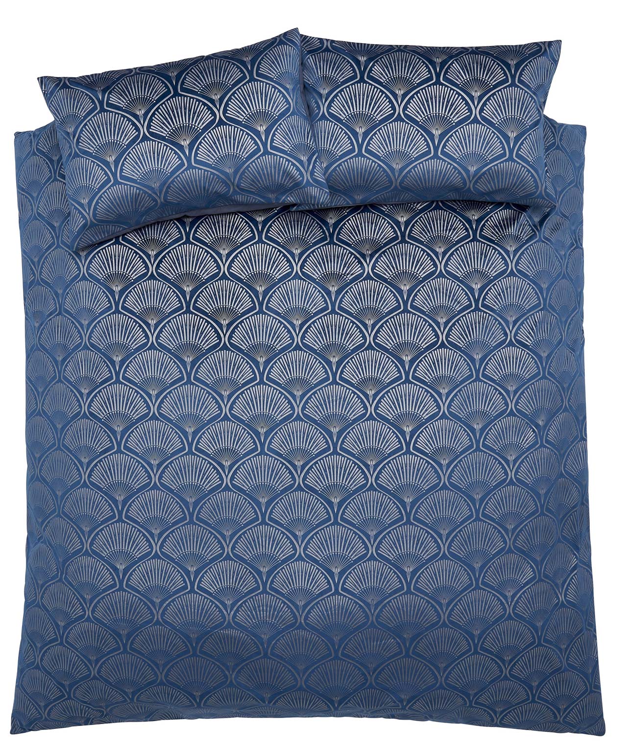 Catherine Lansfield Signature Collection Art Deco Pearl Duvet Set.