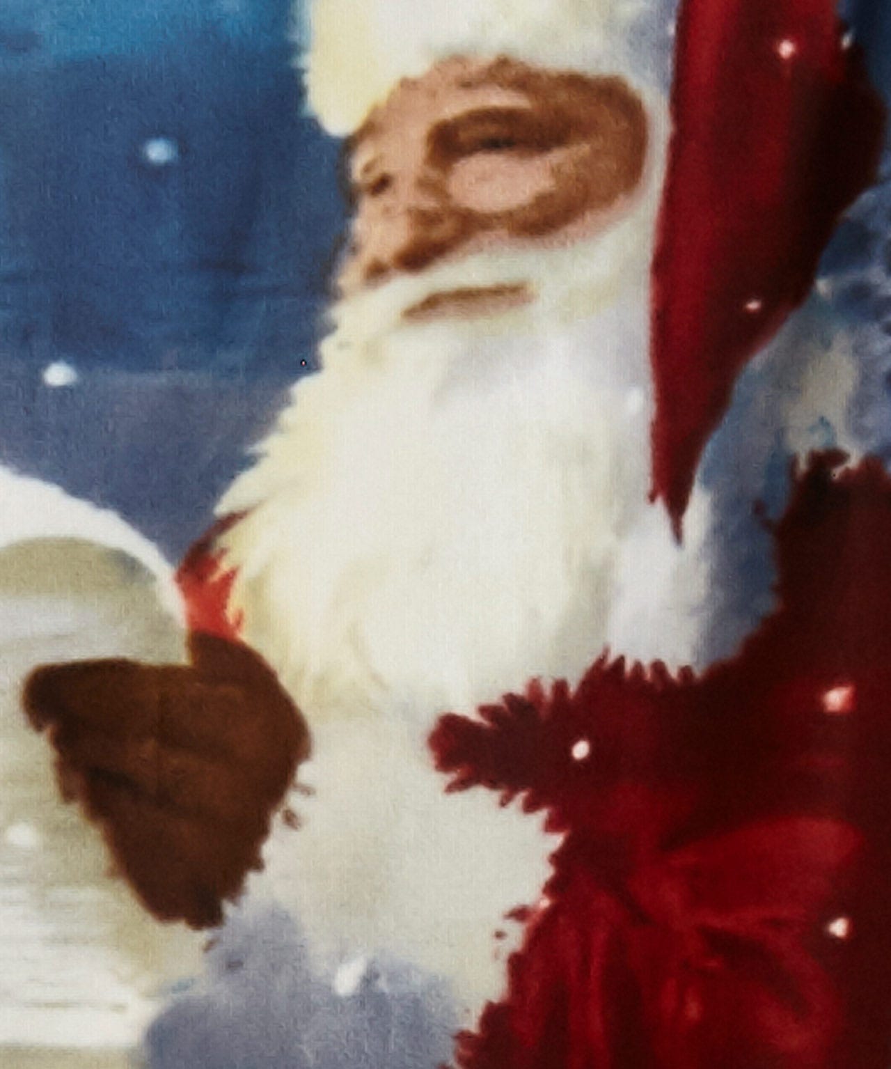 Pack of 2 santa fleece Throws