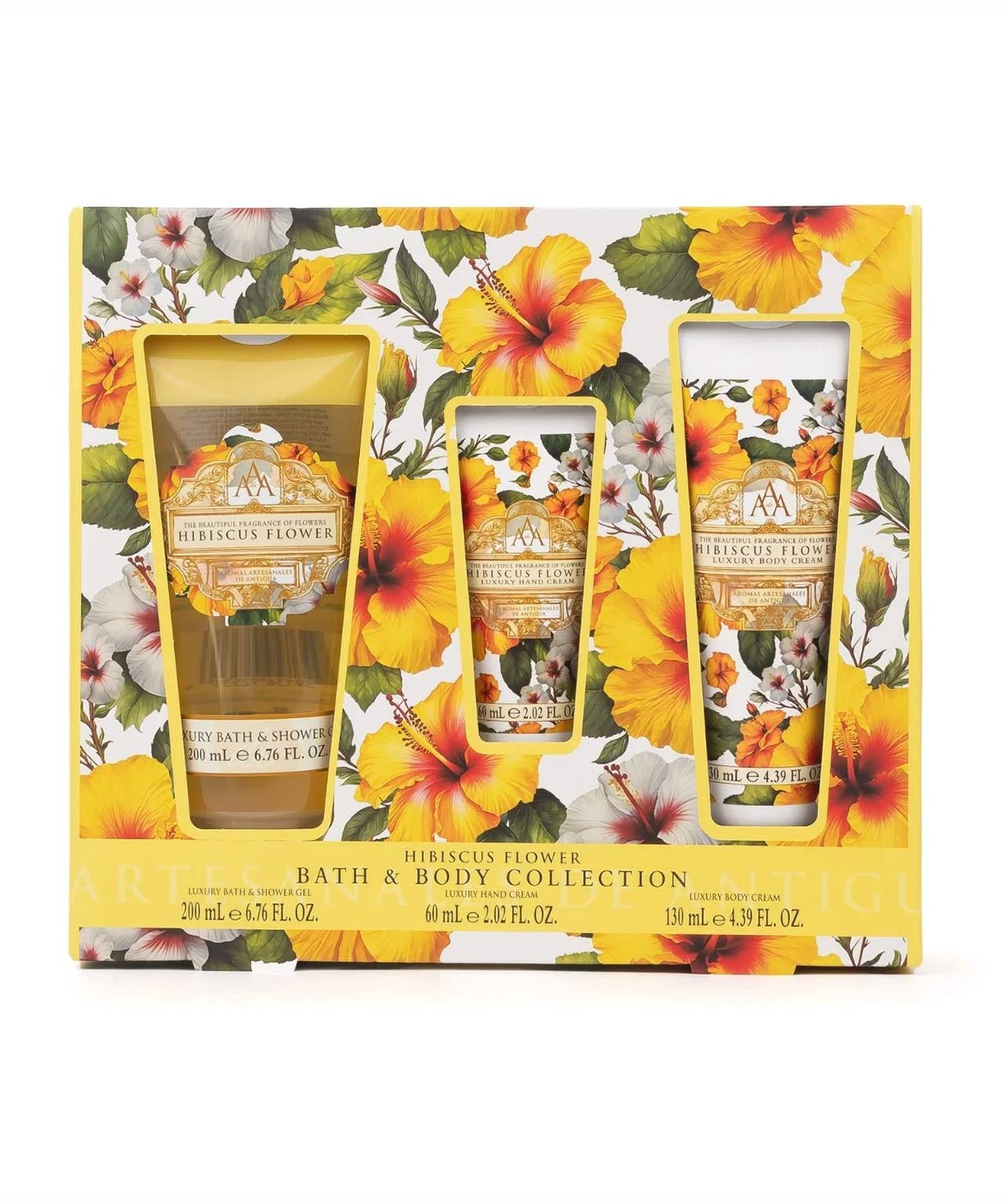 Hibiscus bath & body collection