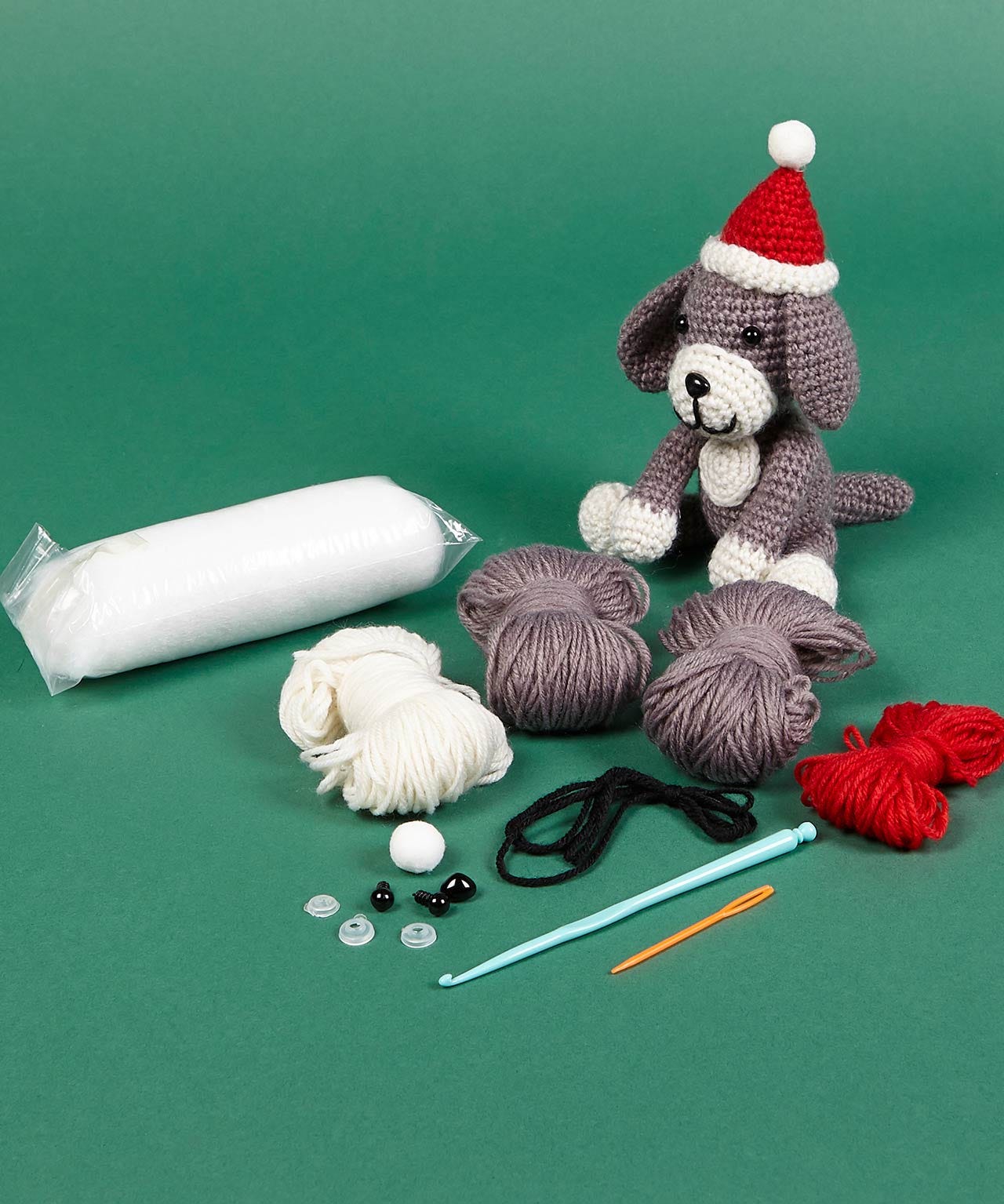 Creative Crochet Kit - Christmas Dog