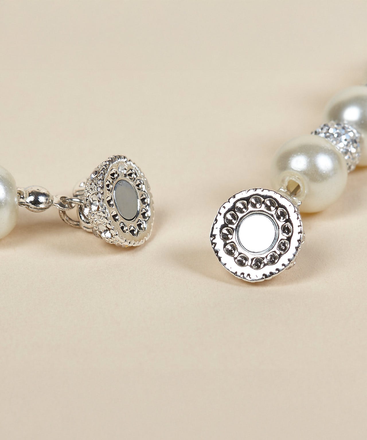 Equilibrium Pearl Shamballa Necklace