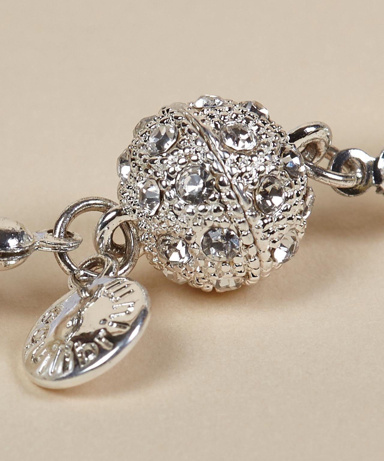 Equilibrium Pearl Shamballa Necklace