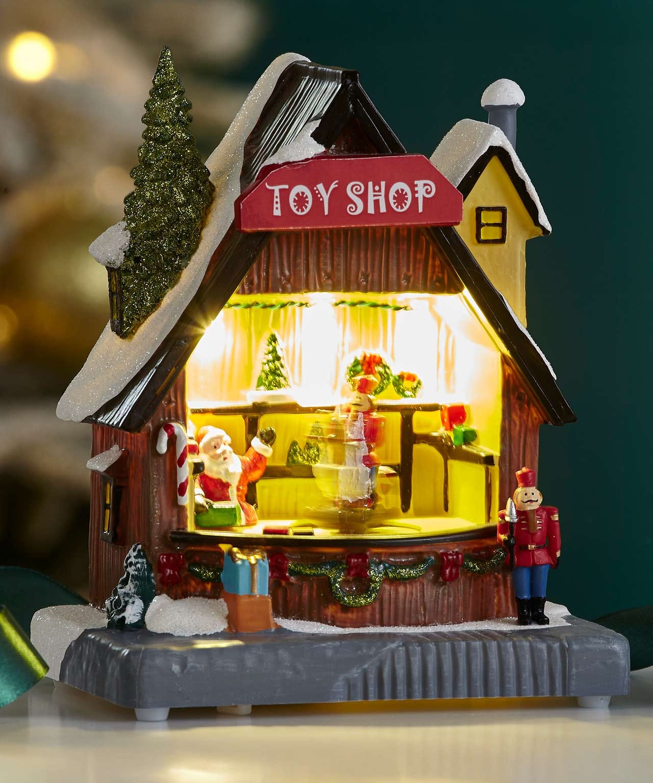 Lit Christmas Toy Shop
