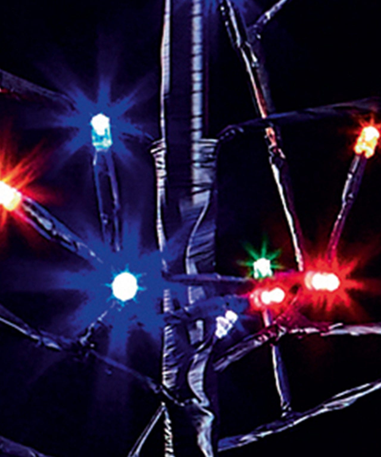 Tree with 100 Mixed LEDs