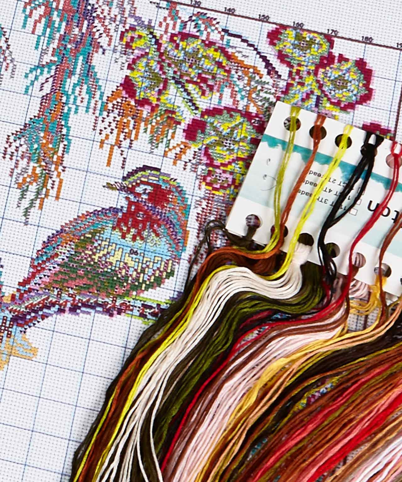 Birds Cross-stitch Set