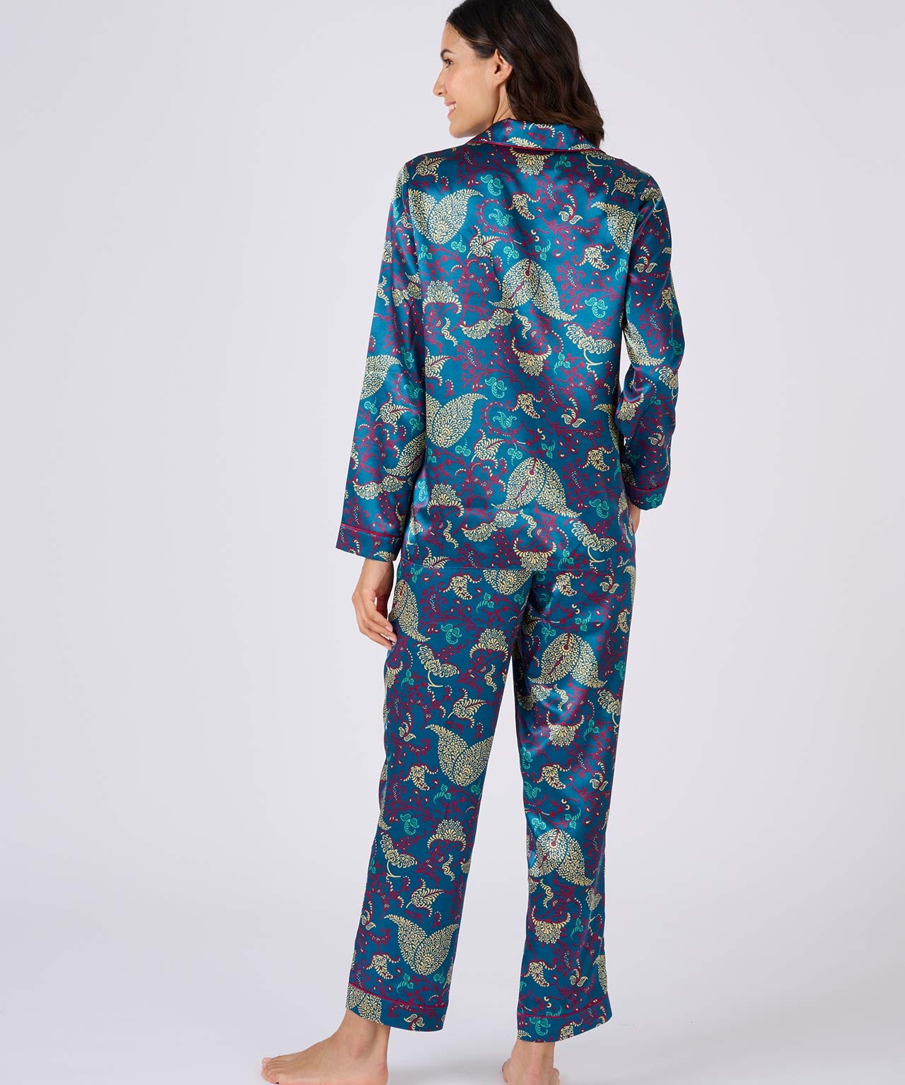 Satin Button-through Pyjamas