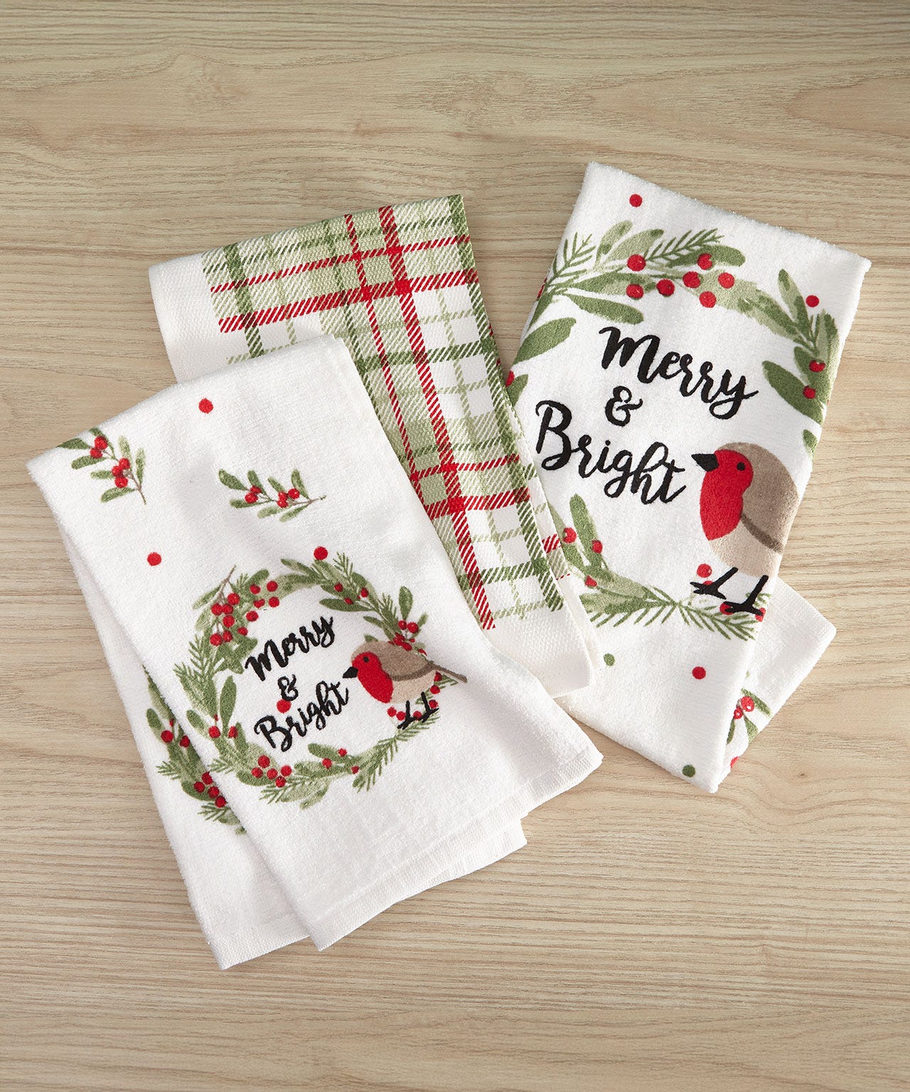 Robins Oven Gloves & Tea Towel Set