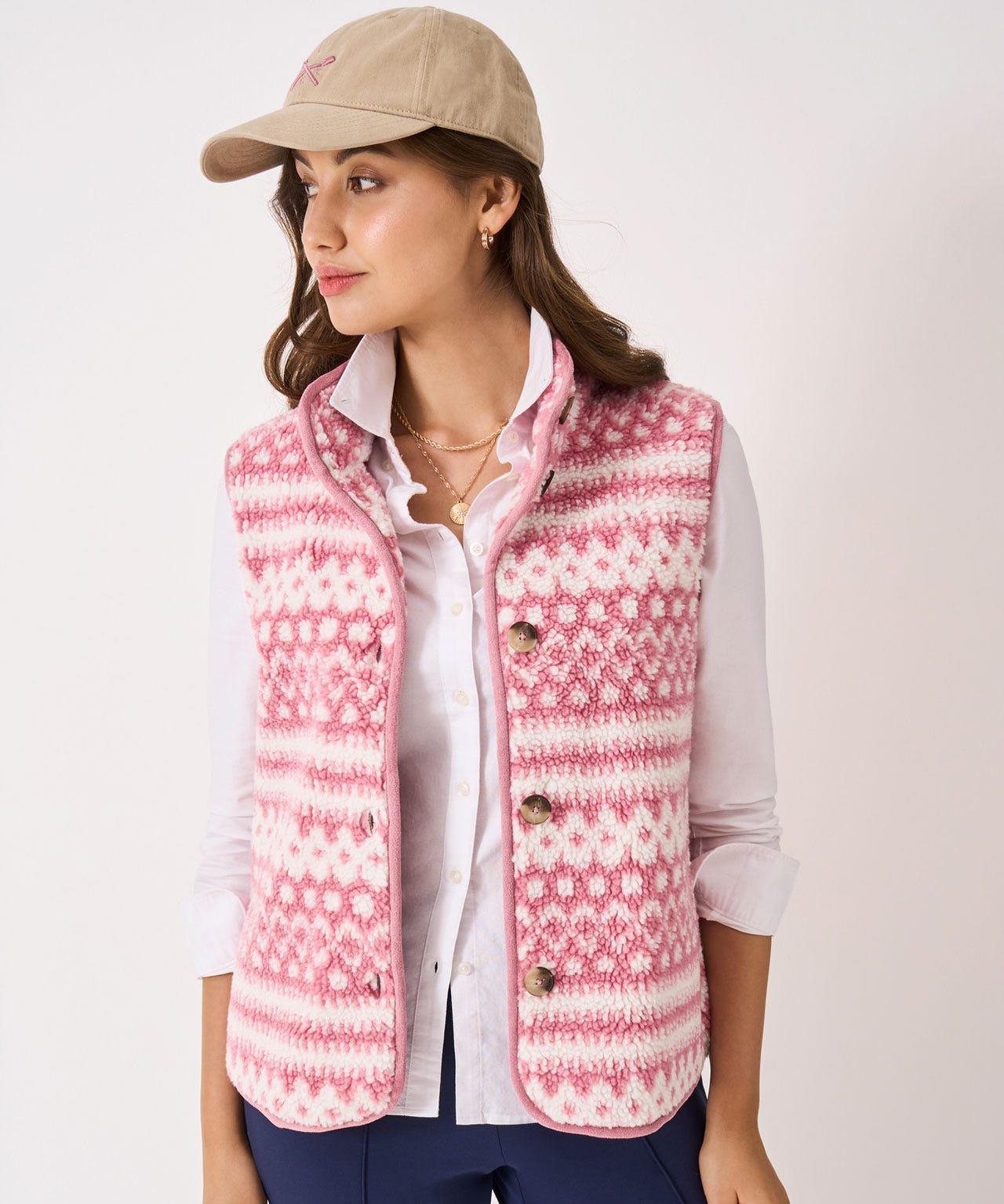 Crew Clothing Printed Gilet