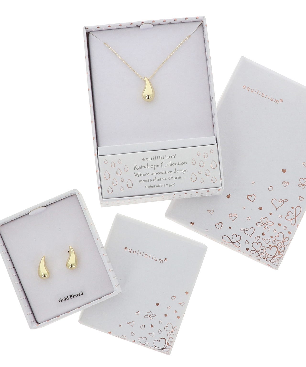Raindrop Necklace and Earring Set
