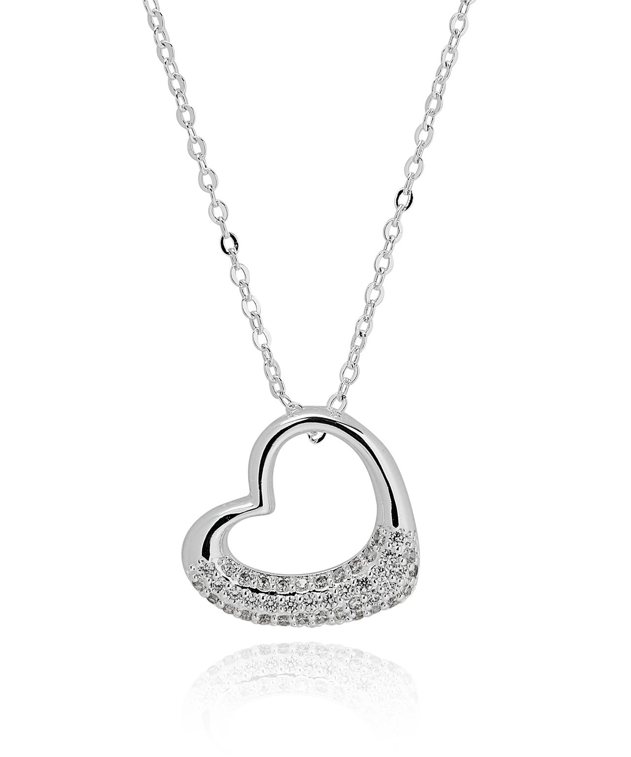 Heart Necklace and Earring Set