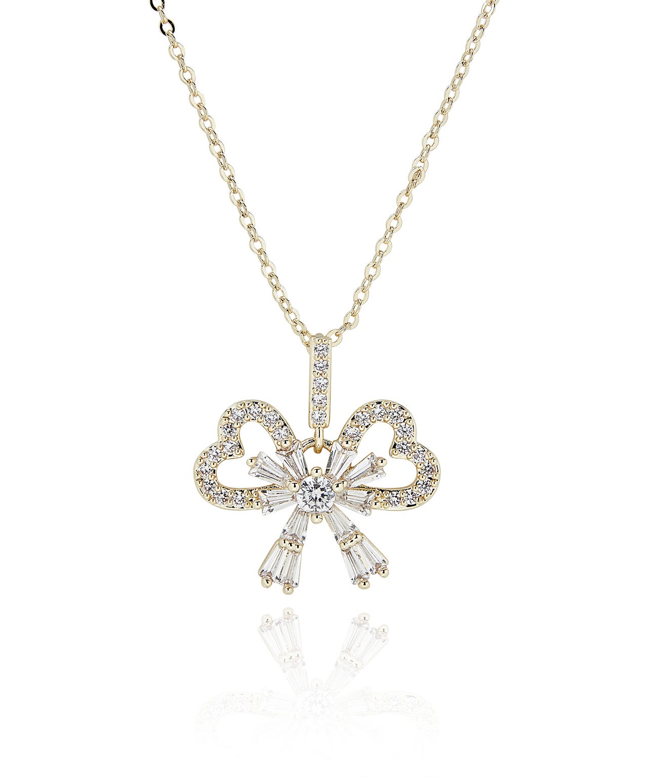 Bow necklace & Earring Set