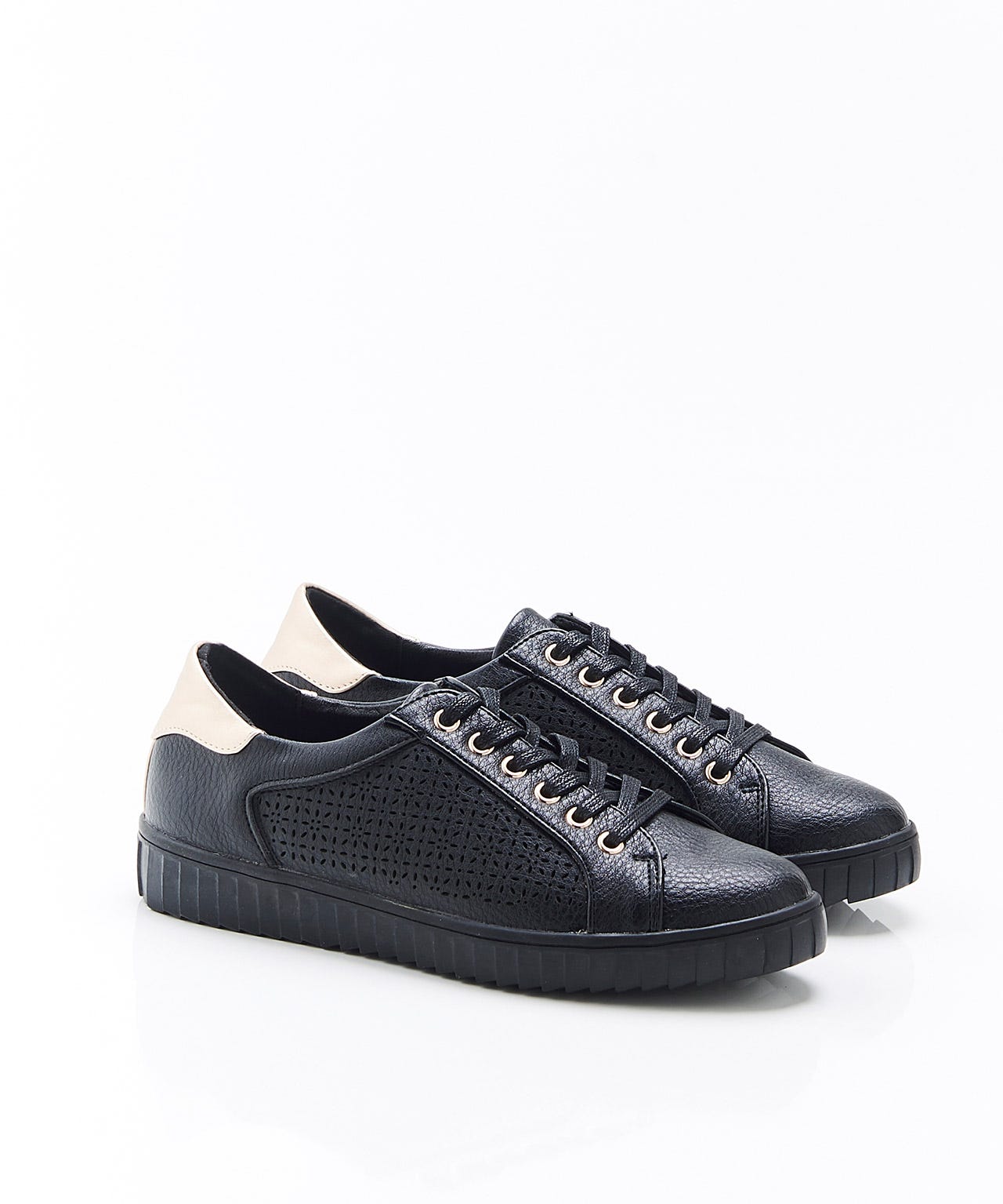 Cushion-walk Lattice Detail Trainers