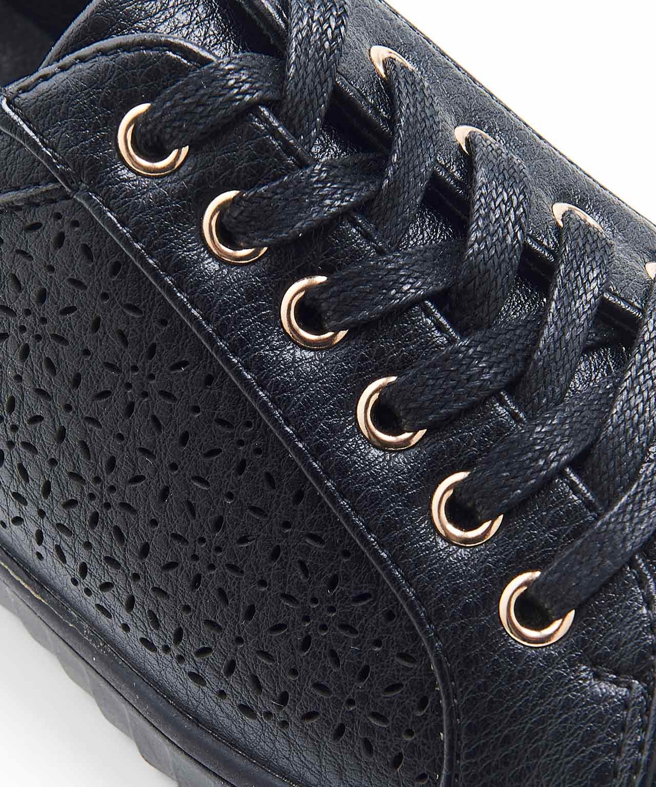 Cushion-walk Lattice Detail Trainers