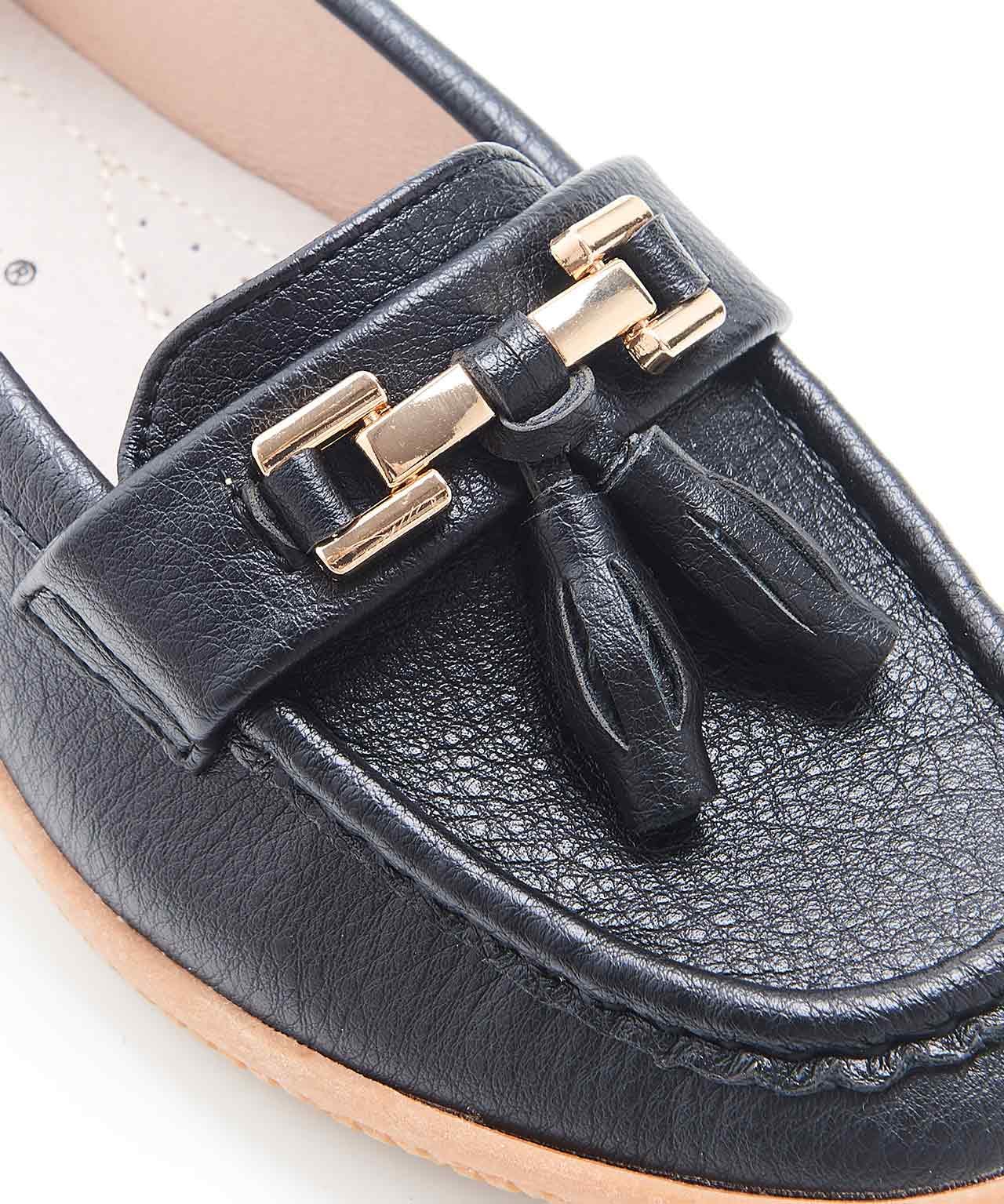 Cushion-walk Tassel Trim Loafer