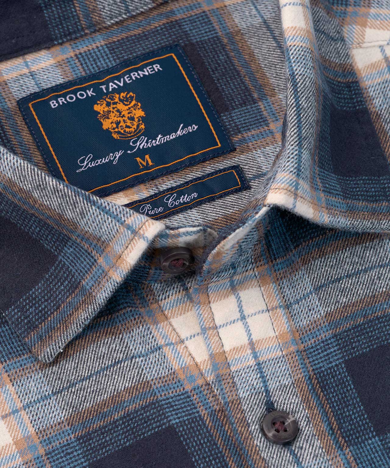 Brook Taverner Shaddow Check Long Sleeve Shirt