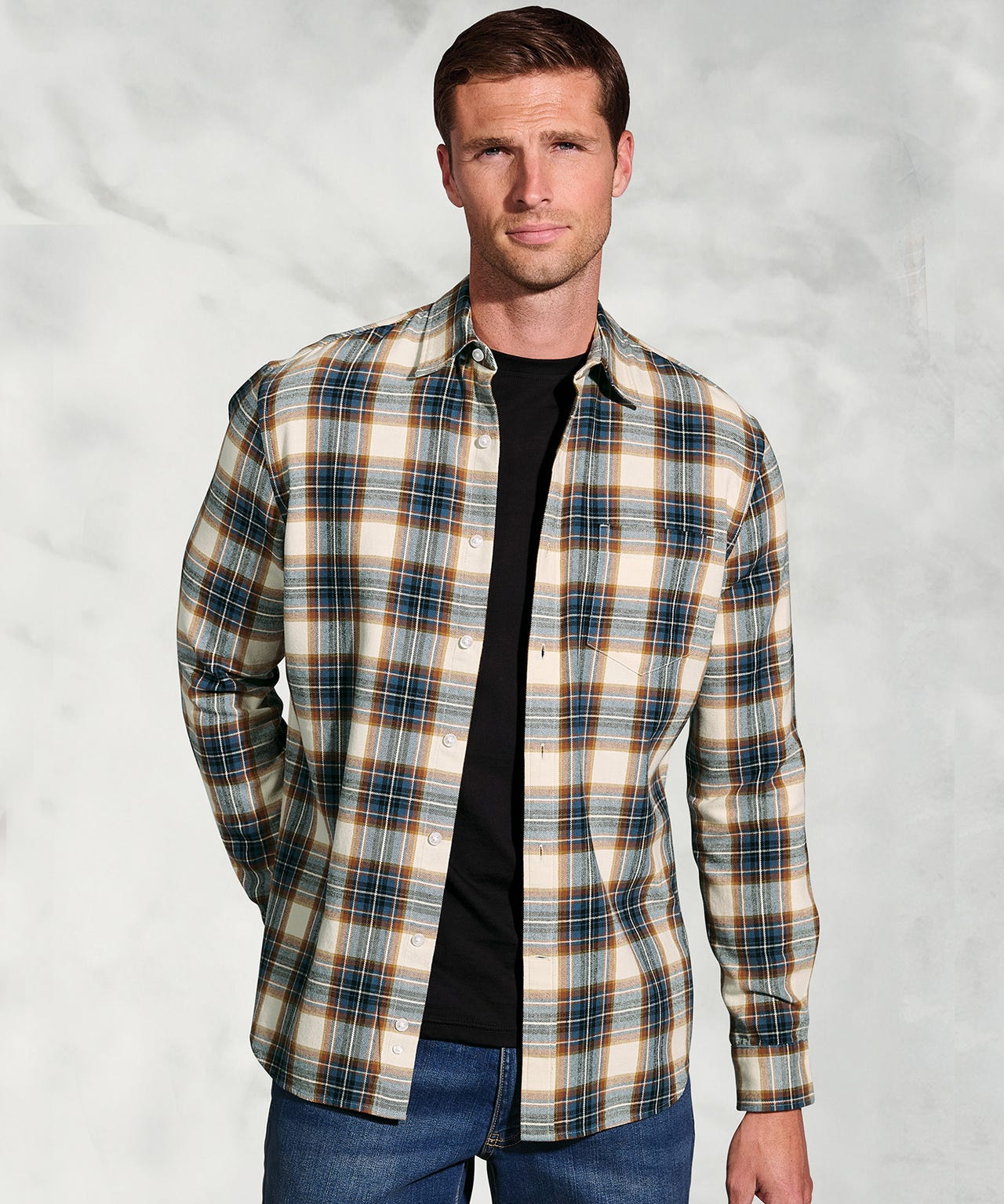 Brook Taverner Casual Check Long Sleeve Shirt