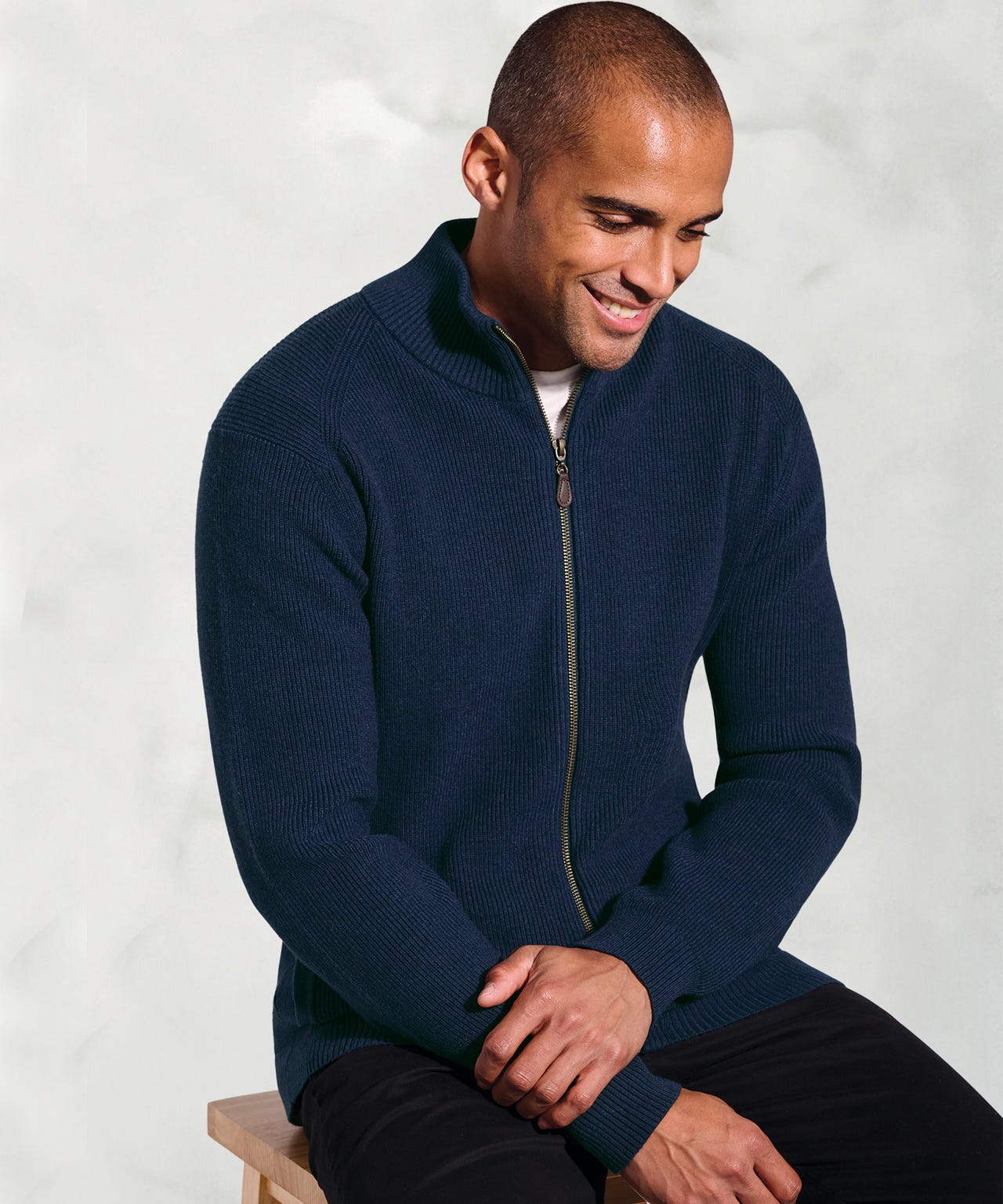 Brook Taverner Moss Stitch Crew