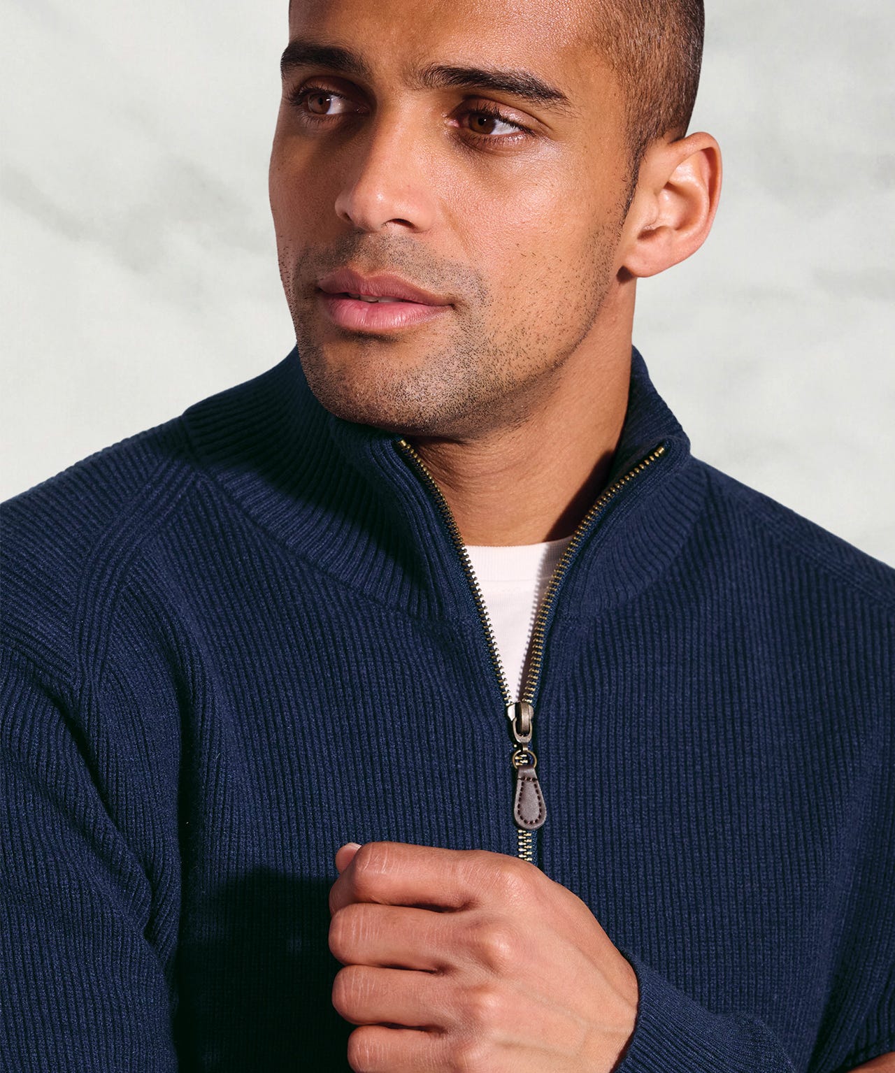 Brook Taverner Moss Stitch Crew
