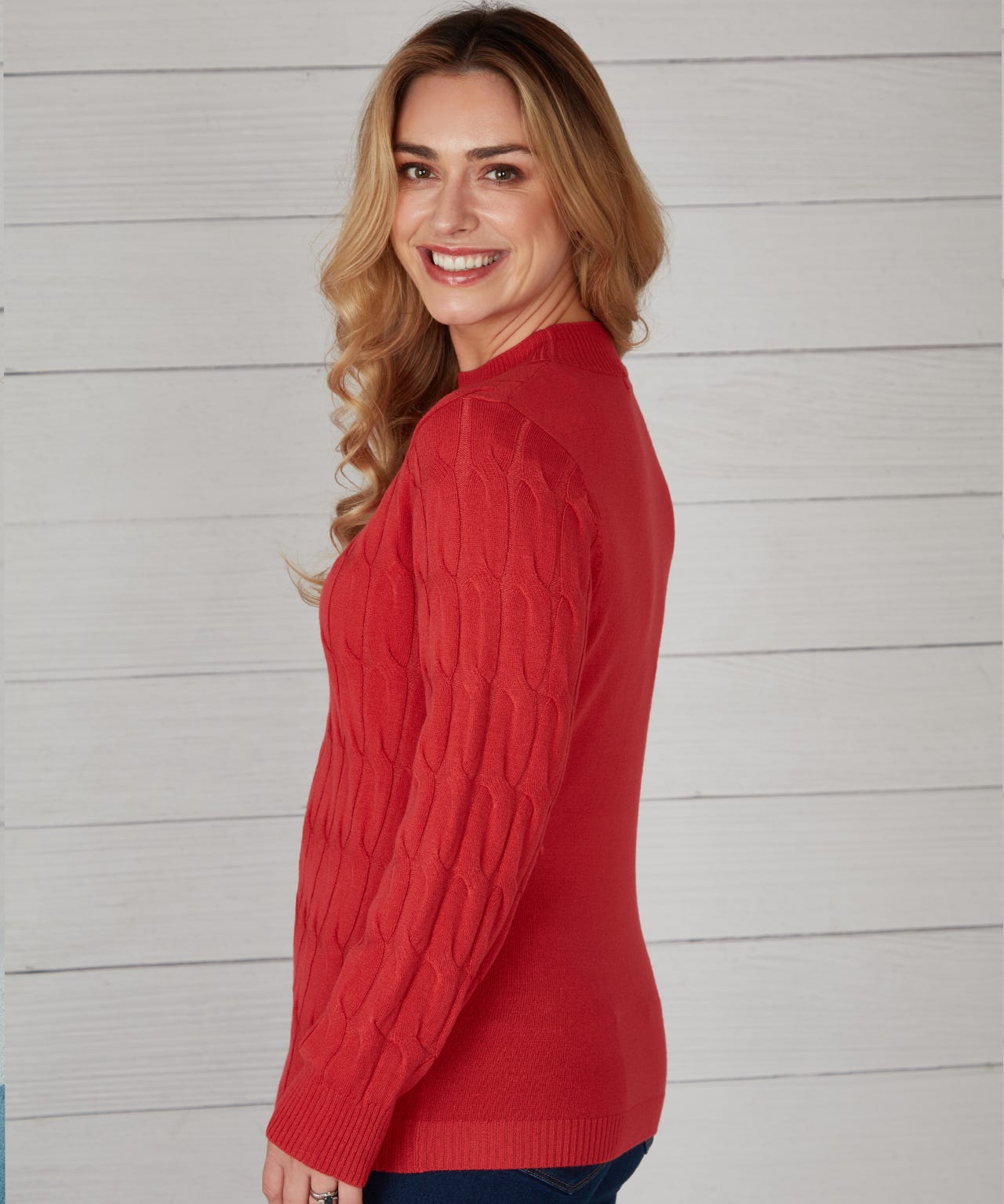 First Avenue Cable Knit Jumper