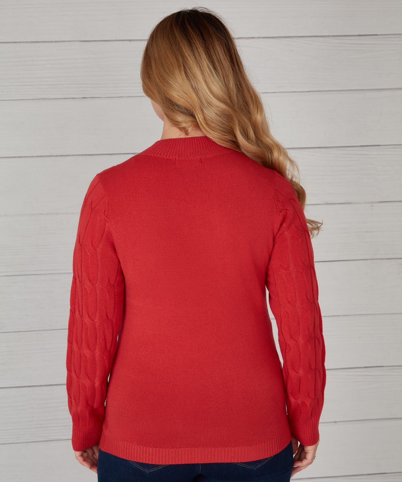 First Avenue Cable Knit Jumper