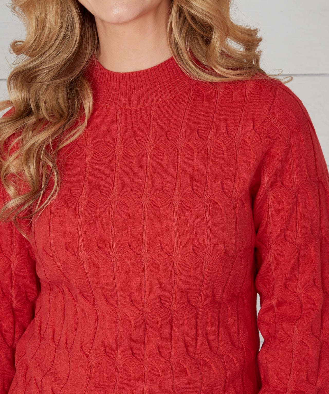 First Avenue Cable Knit Jumper