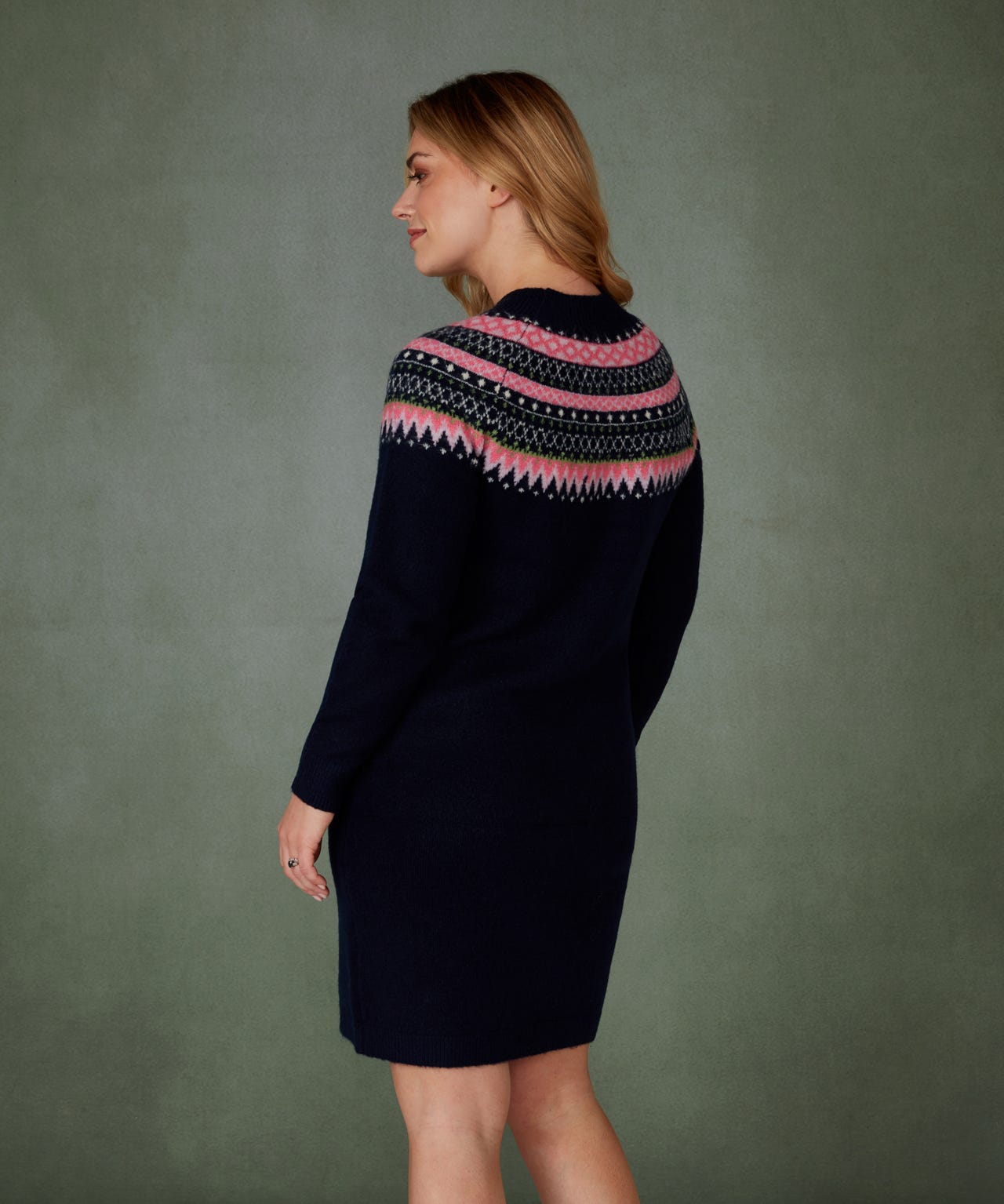 First Avenue Fairisle Knit Dress