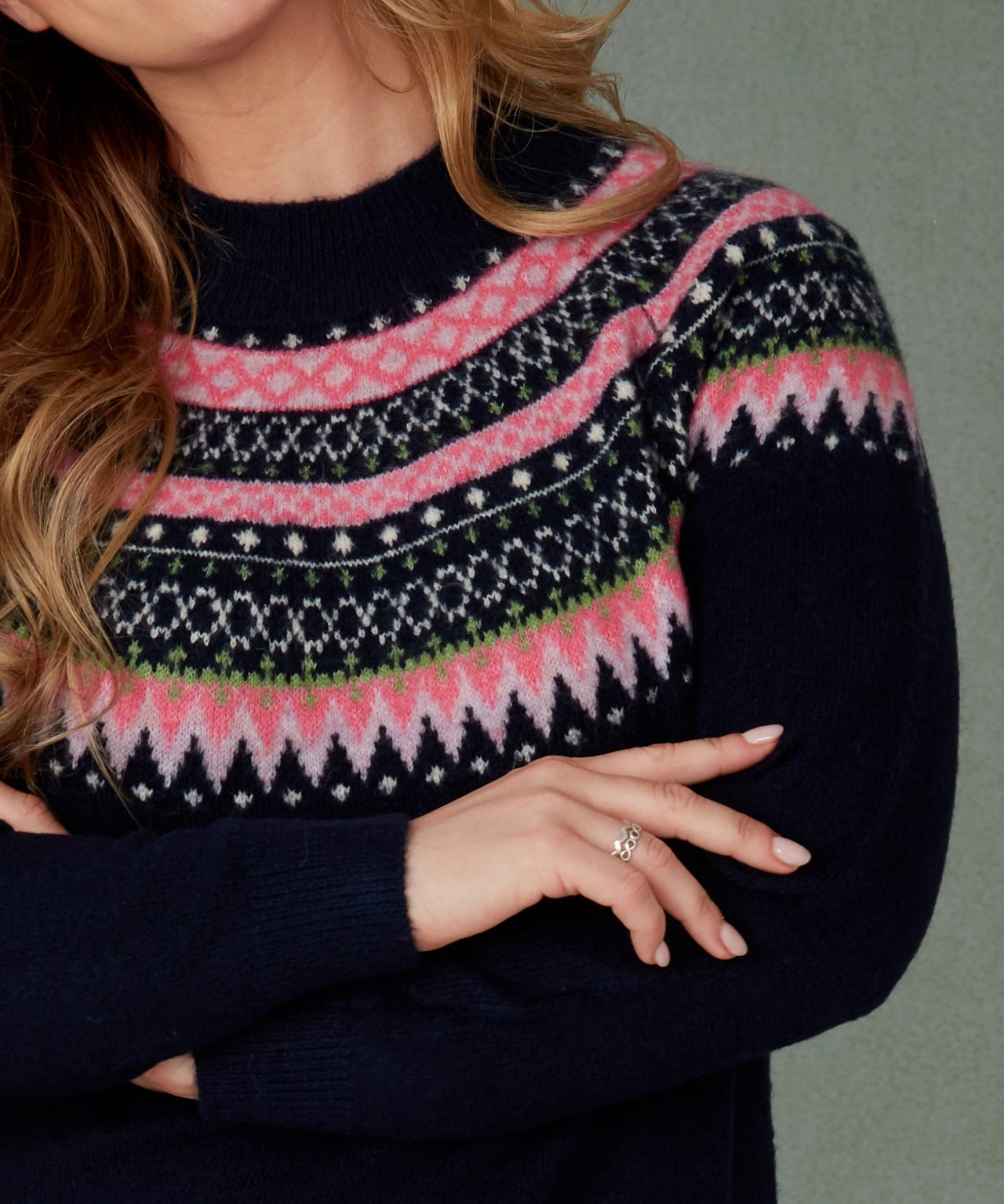 First Avenue Fairisle Knit Dress