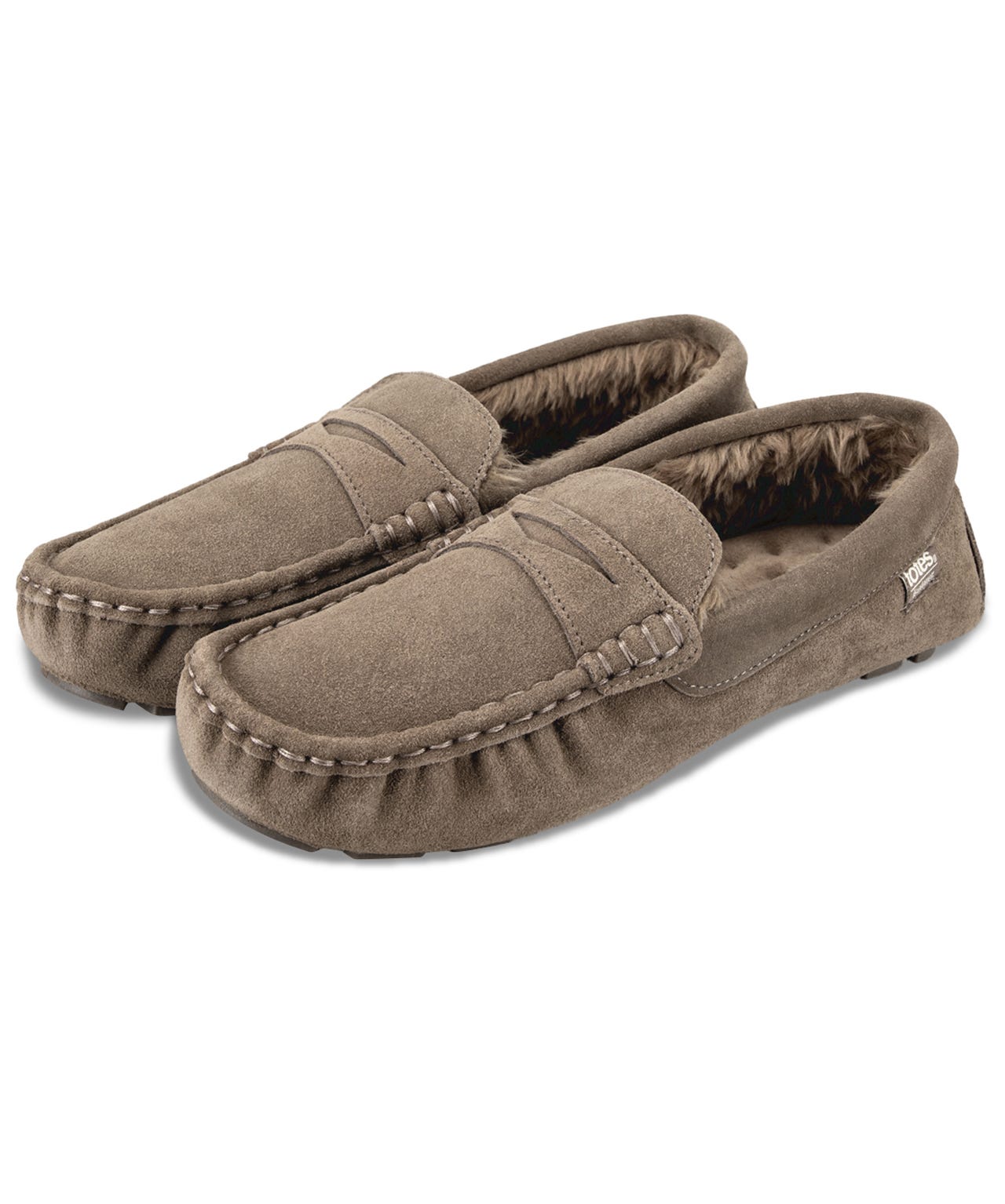 Totes Isotoner® Mens Suede Moccasin