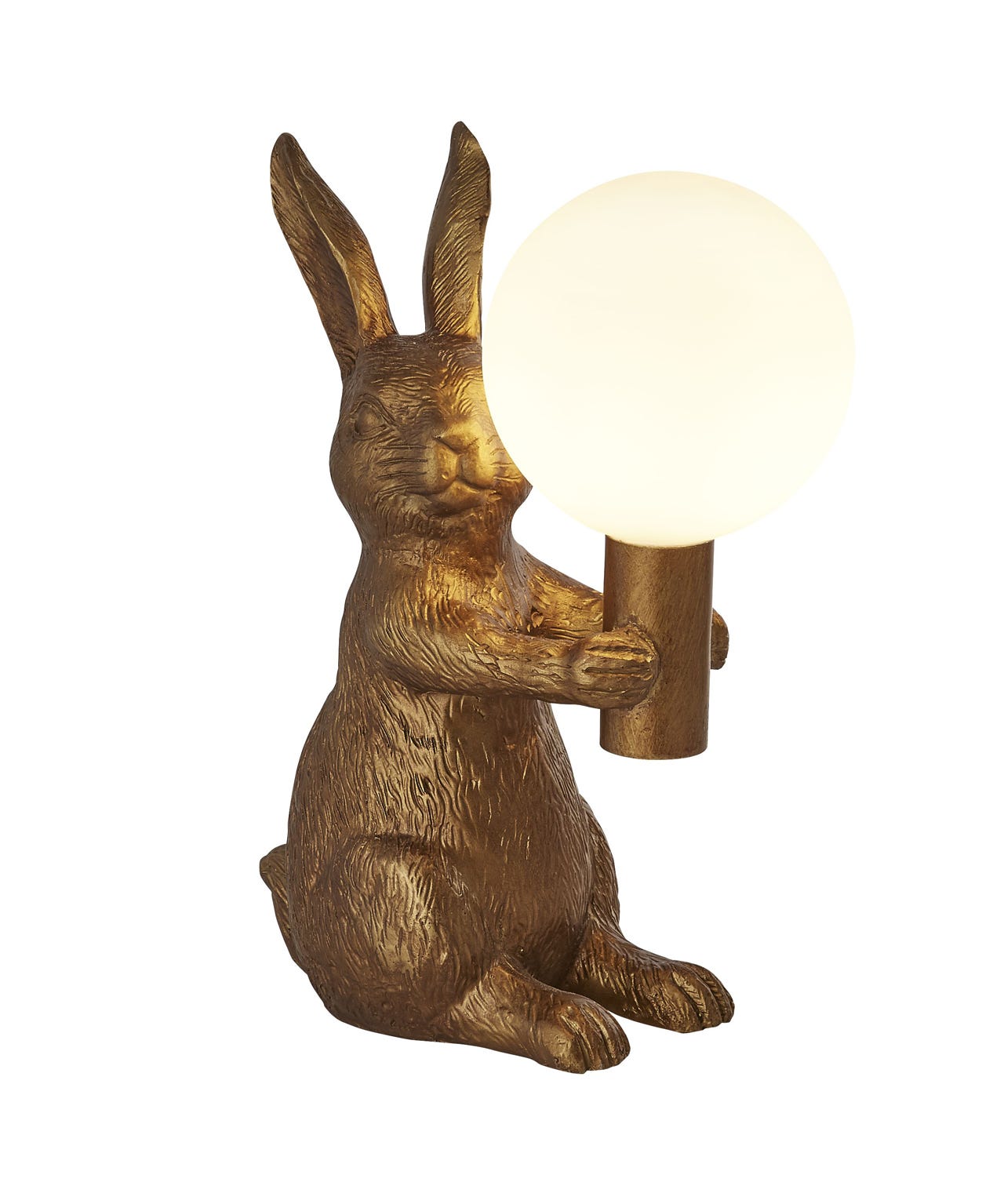 Gold Rabbit Table Lamp