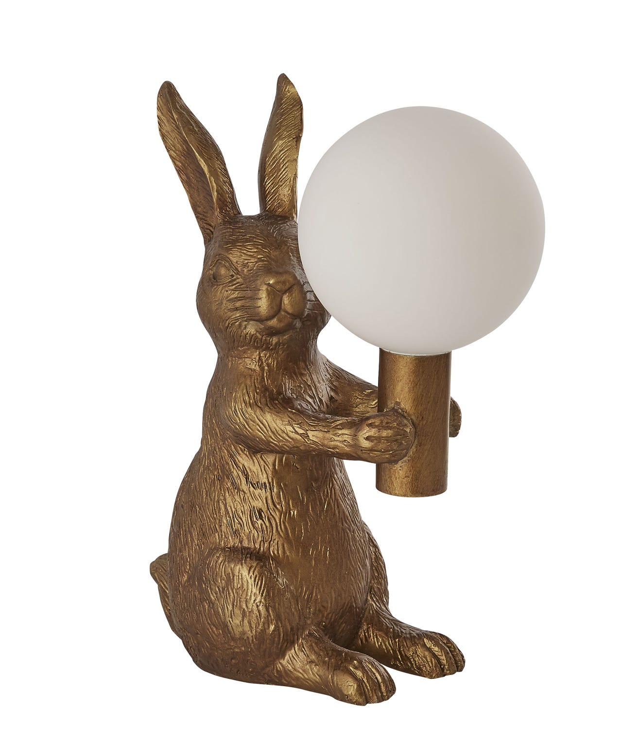 Gold Rabbit Table Lamp