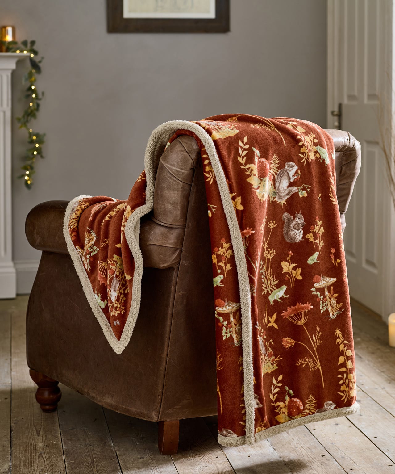 Autumnal Woodland Throw