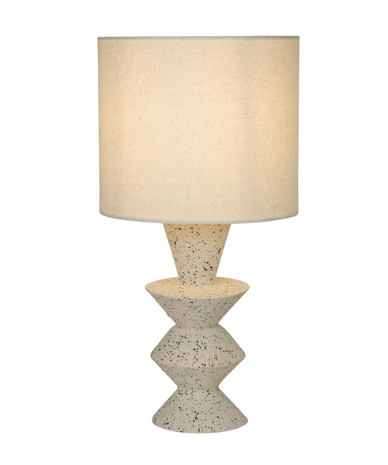 Shaped Stoneware Table Lamp