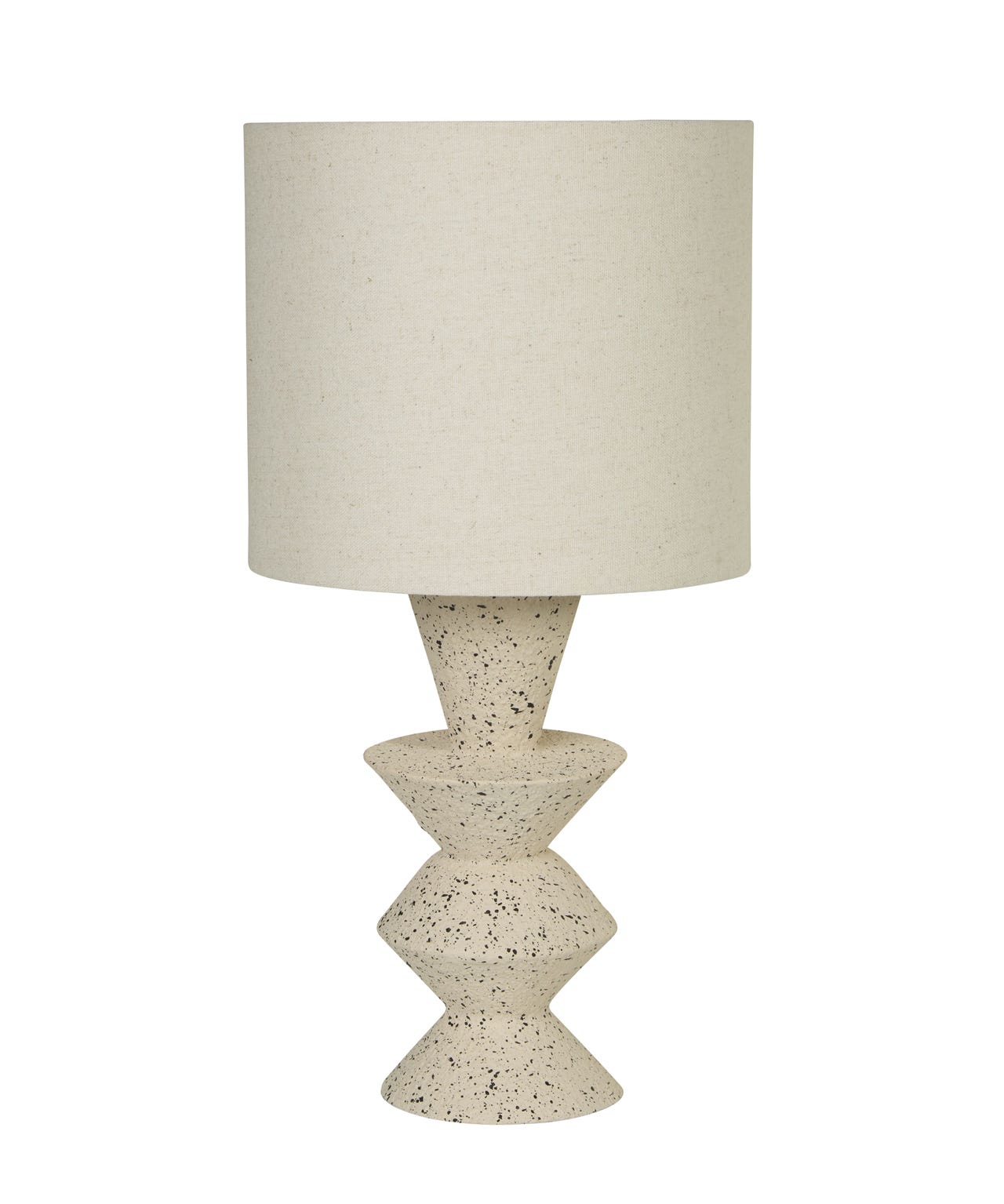Shaped Stoneware Table Lamp