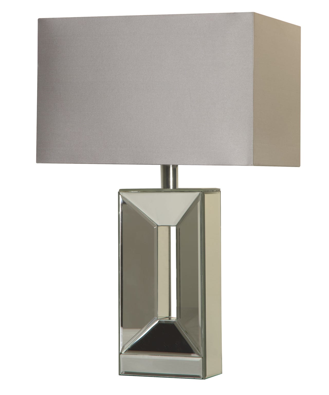 Chrome Mirrored Table Lamp
