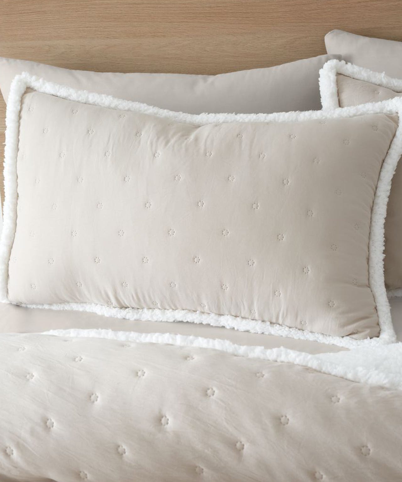 Catherine Lansfield Cosy Nori Sherpa Duvet Set