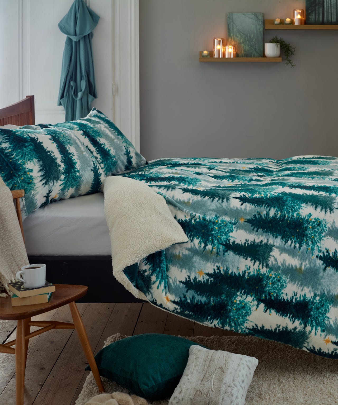 Deyongs Christmas Trees Duvet Set