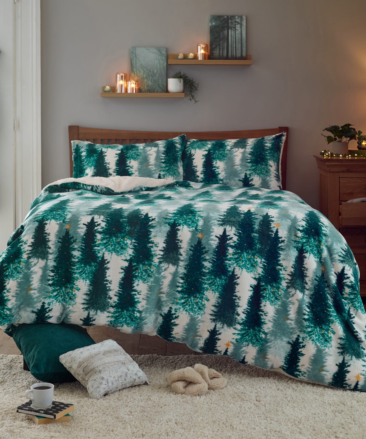 Deyongs Christmas Trees Duvet Set