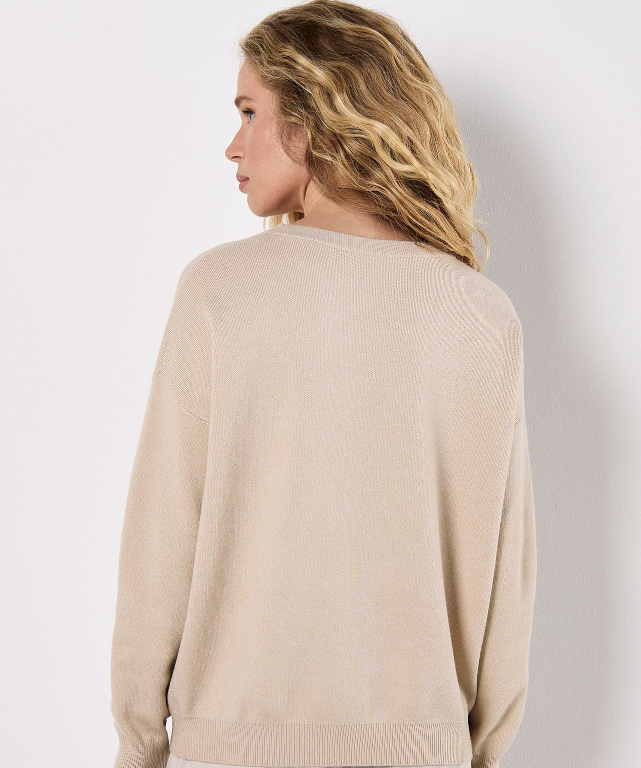 Apricot Crochet Detail Jumper