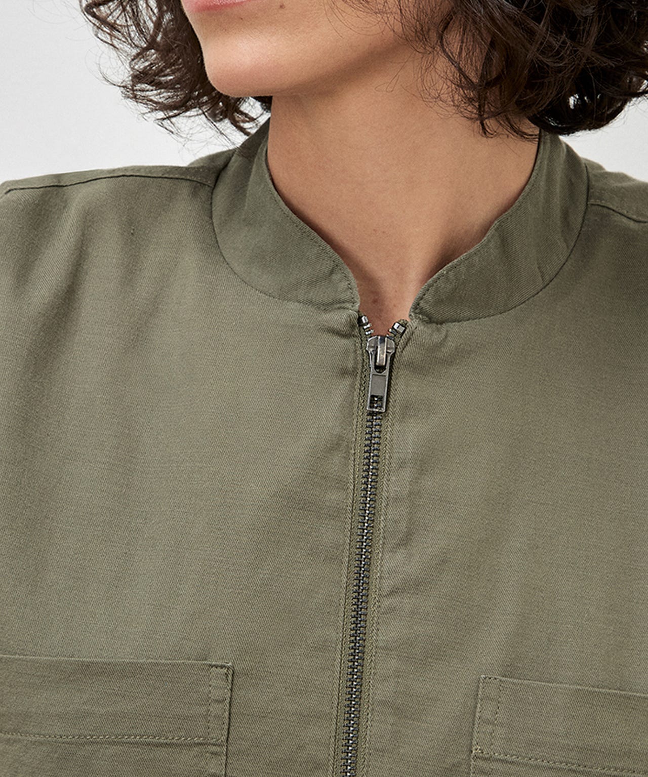 Apricot Bomber Jacket