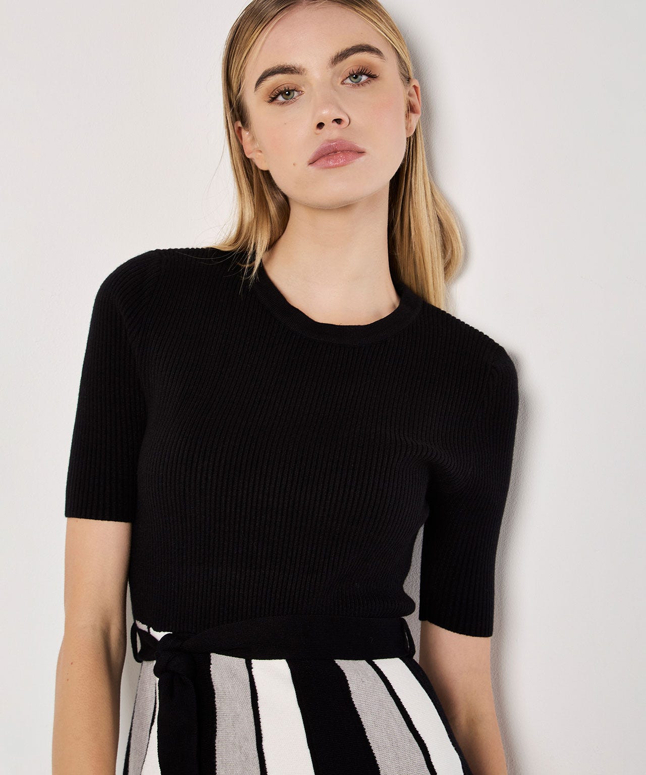 Apricot Knitted Dress