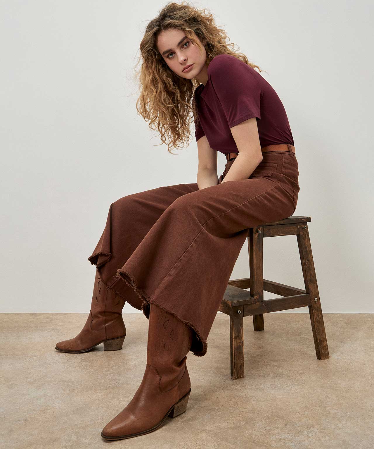 Apricot Giana Palazzo Jean