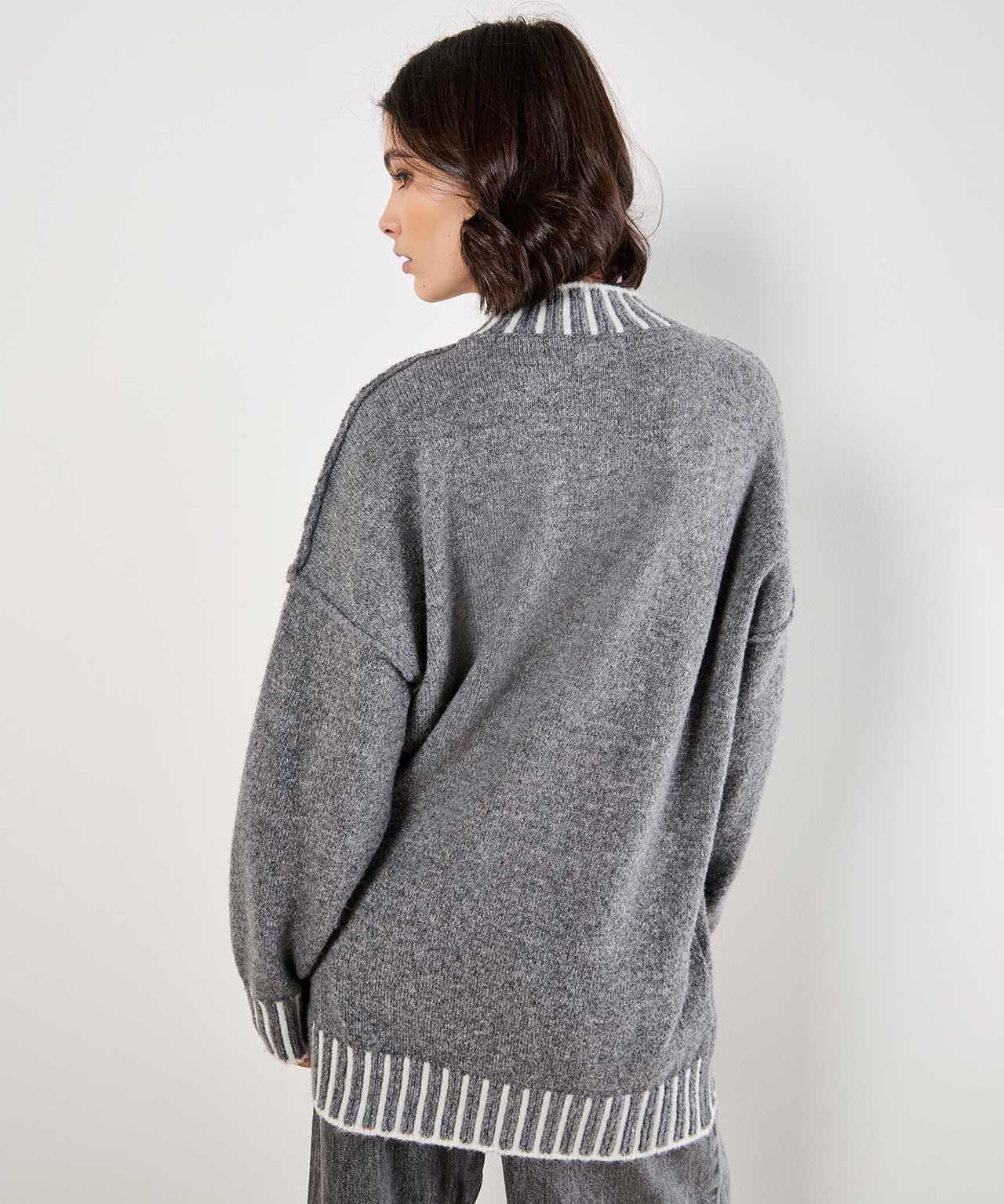 Apricot Knitted Jumper