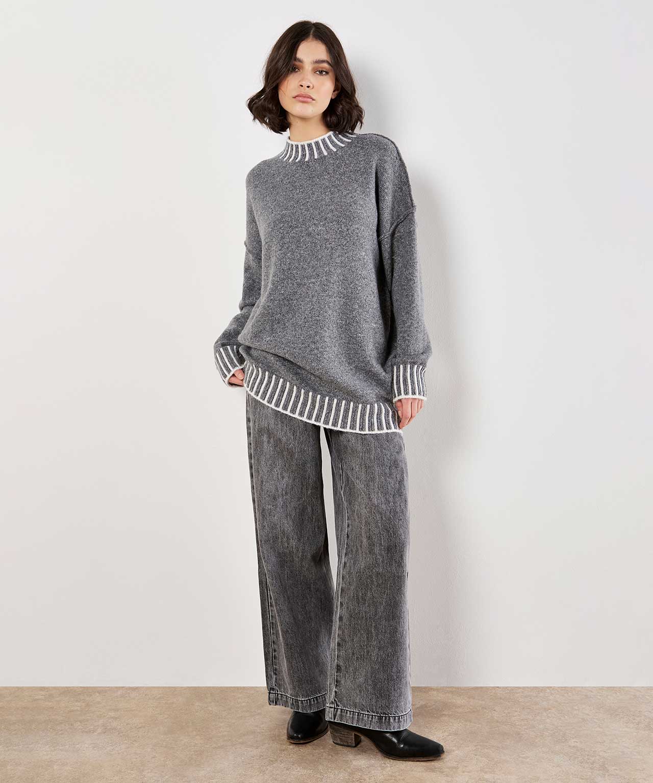 Apricot Knitted Jumper