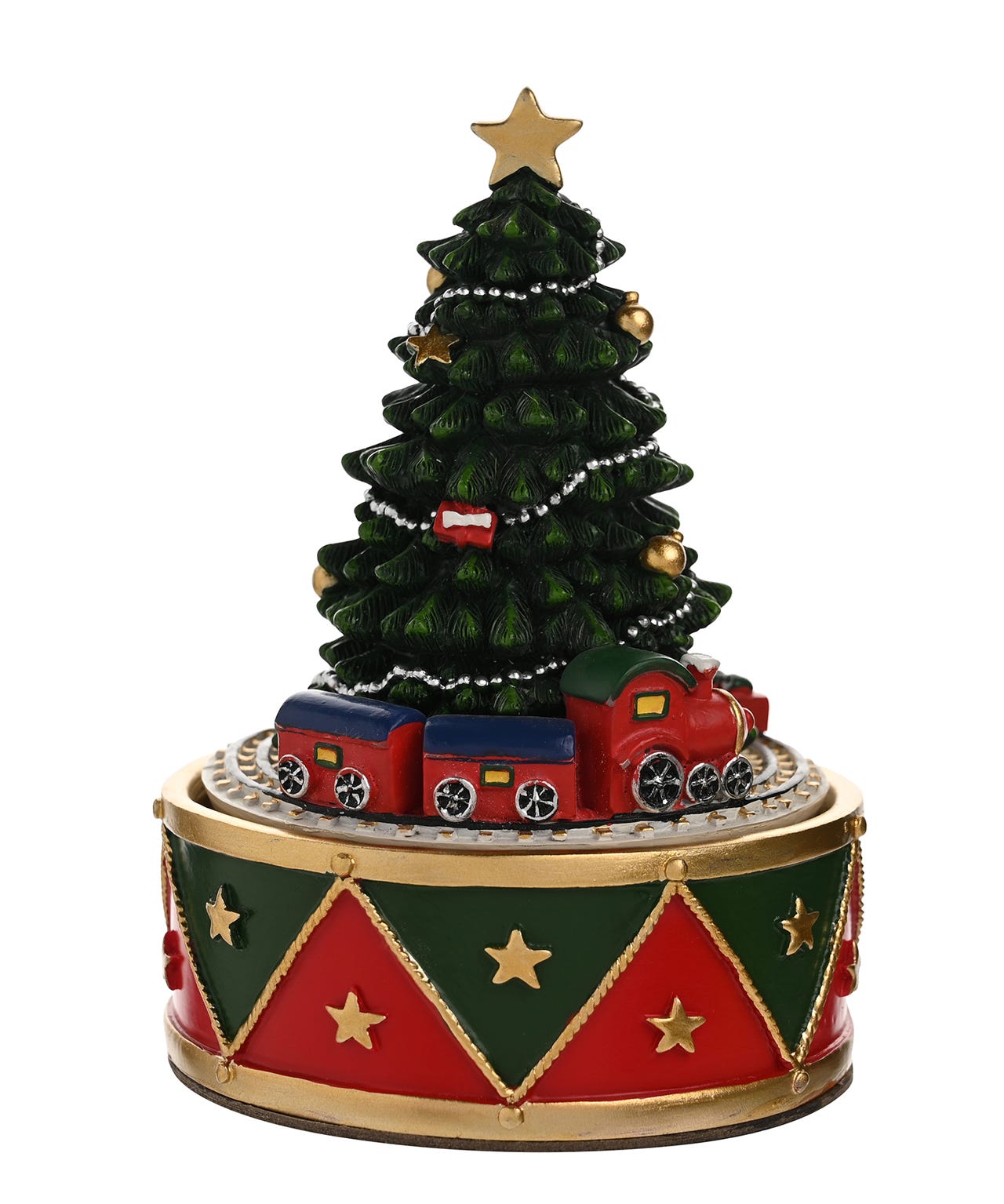 Widdop Regal Tidings Christmas Tree & Train Music Box