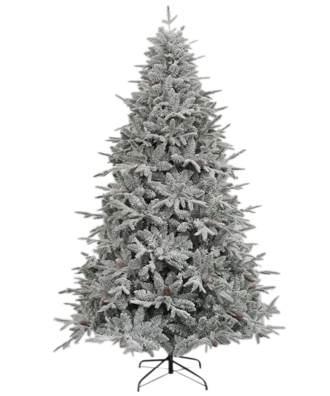 Widdop 5ft Snow Covered Christmas Tree with Pinecones