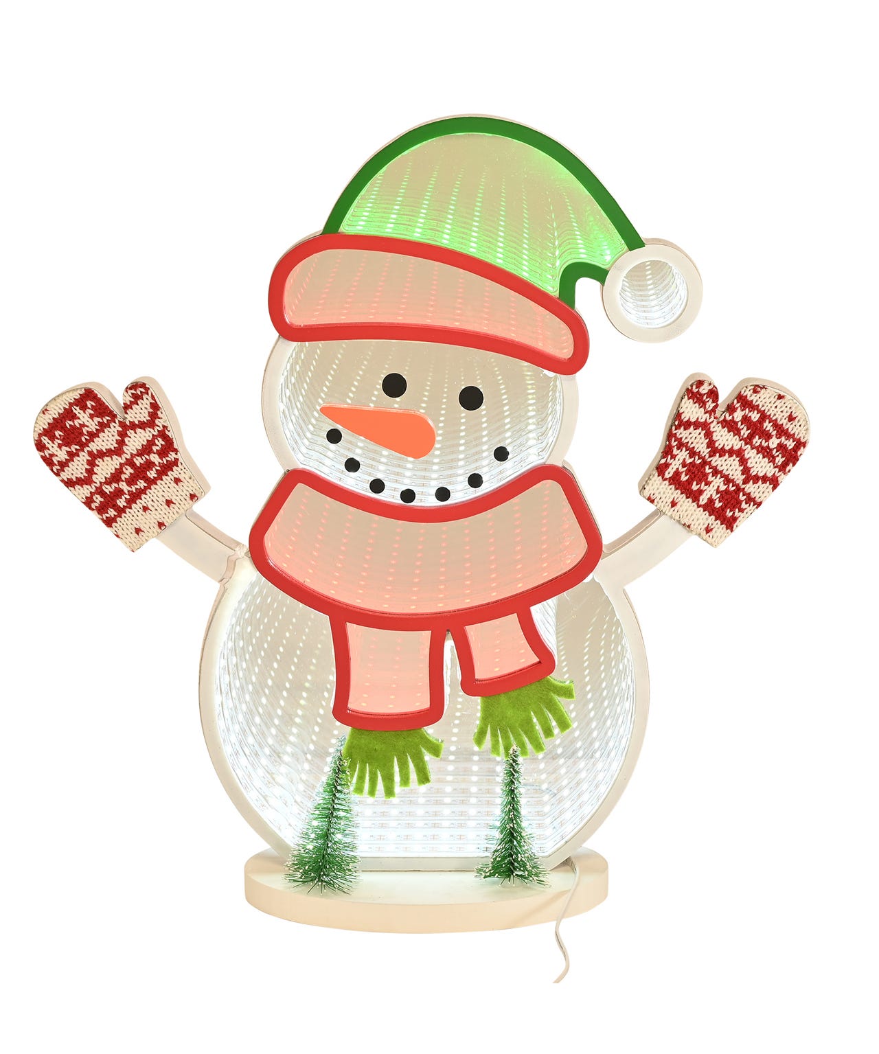 Widdop Infinity Snowman LED Stand Light 32cm