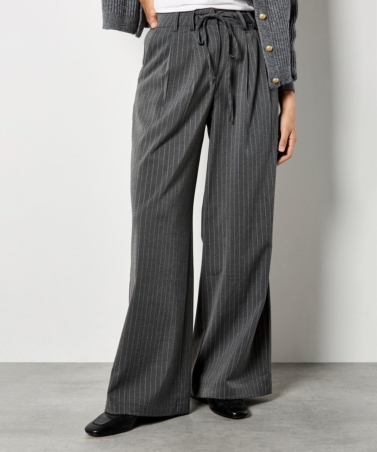 Apricot Pinstripe Trouser
