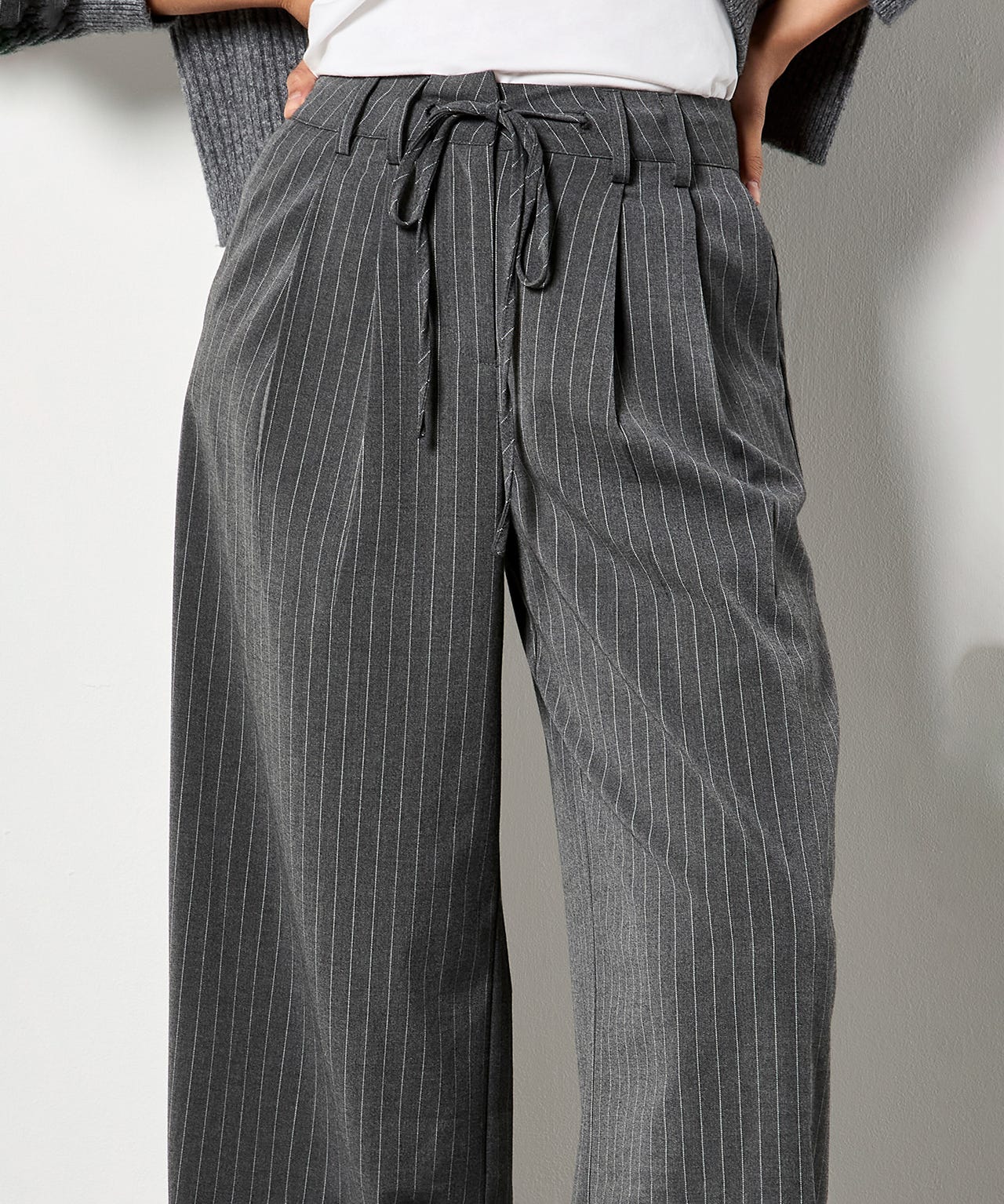 Apricot Pinstripe Trouser