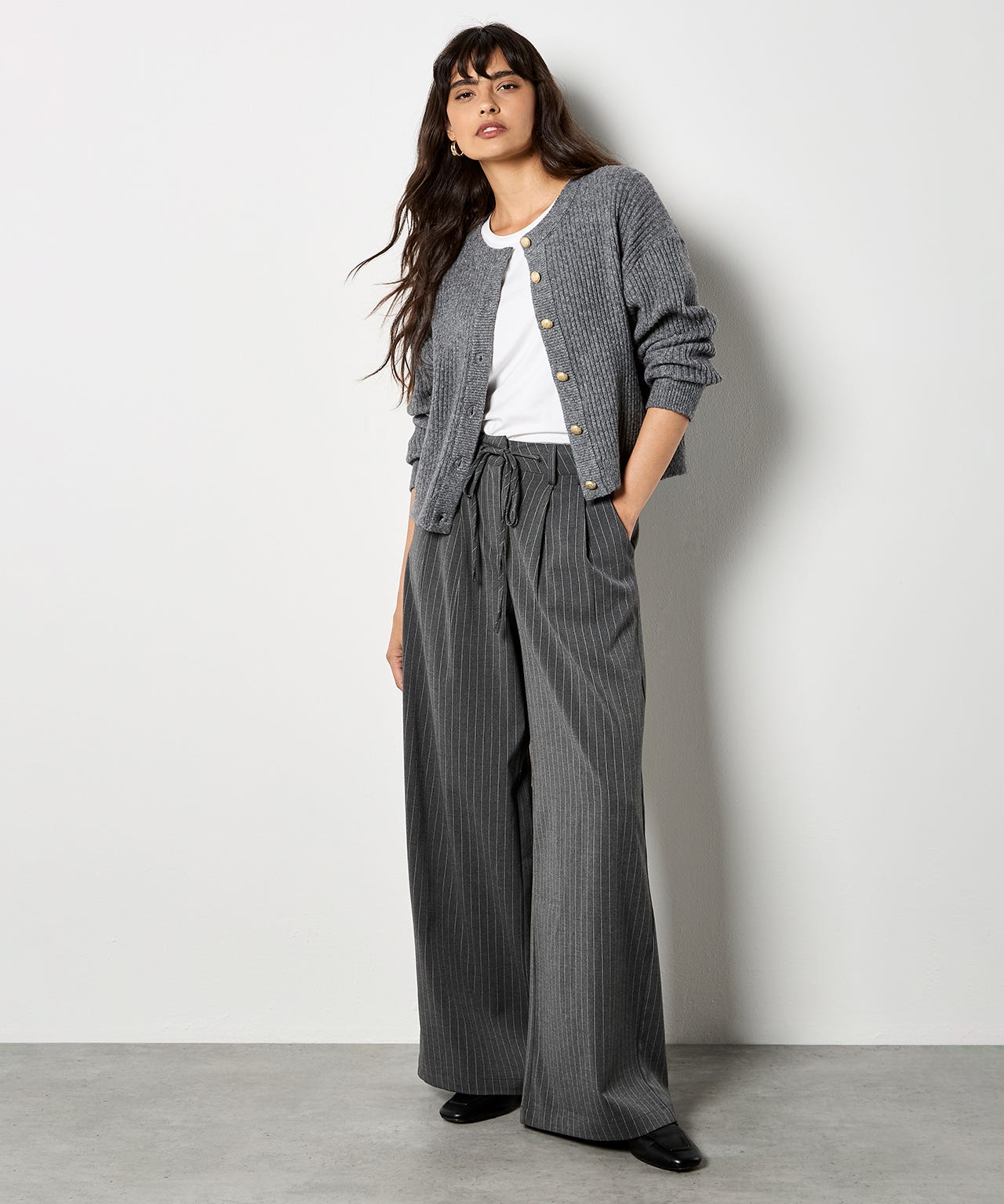 Apricot Pinstripe Trouser