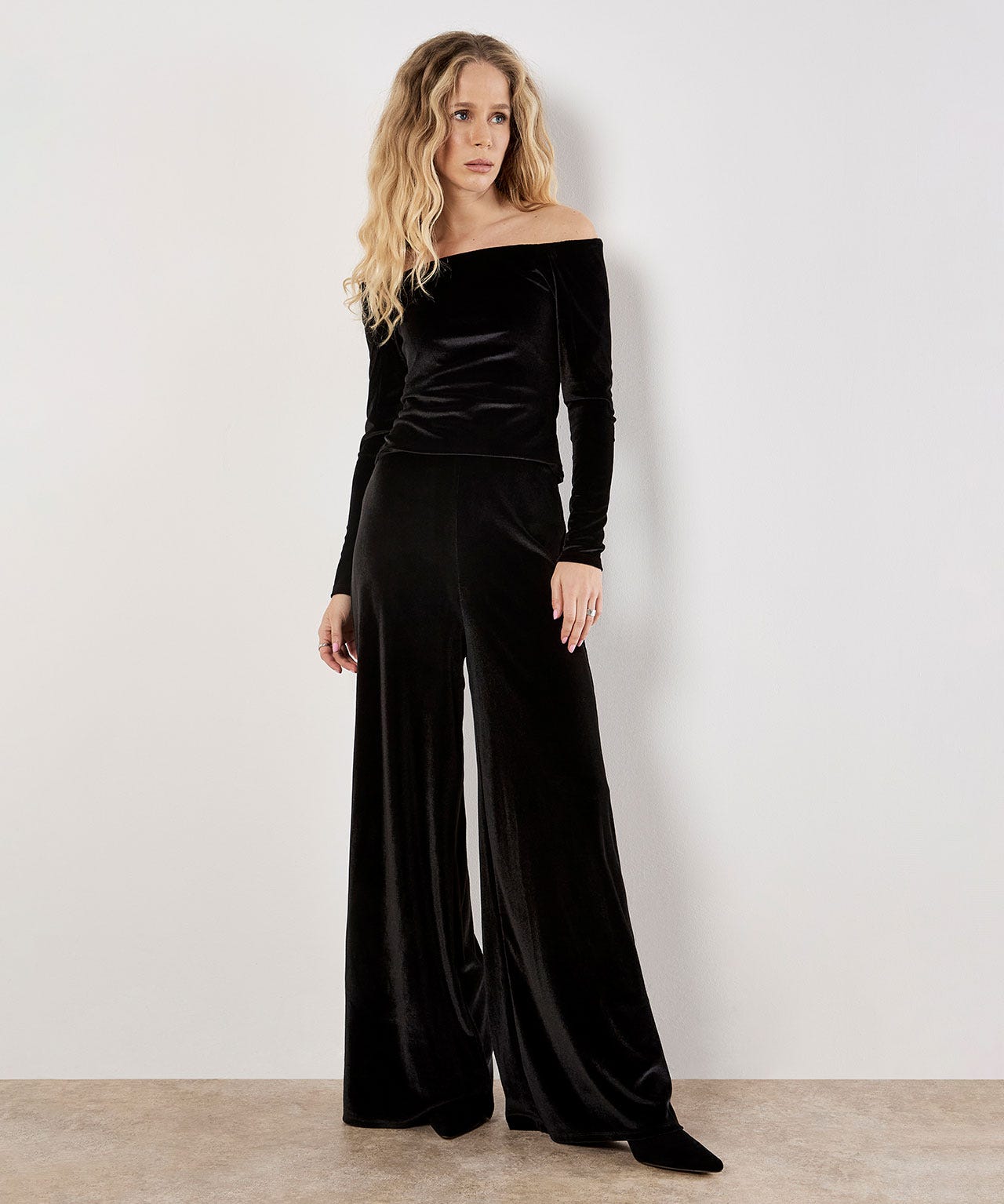 Apricot Velvet Trouser